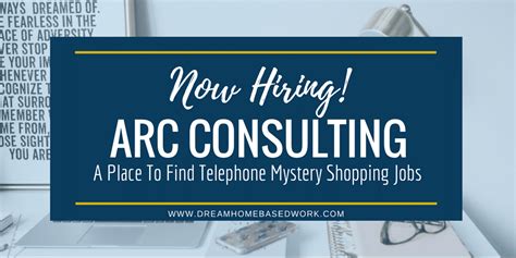 arc consulting telephone mystery shopping.